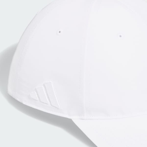 White Golf Performance Crestable Hat