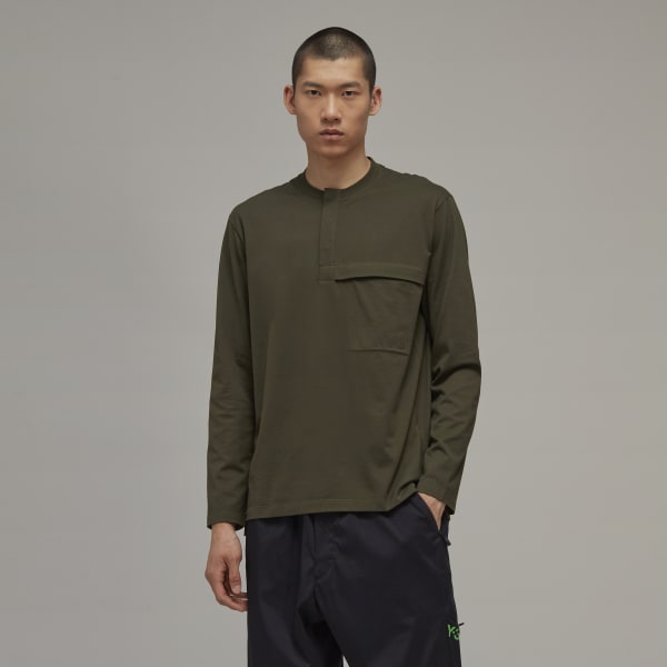 Negro Camiseta Y-3 Classic Henley