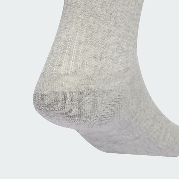White Cushioned Crew Socks 6 Pairs