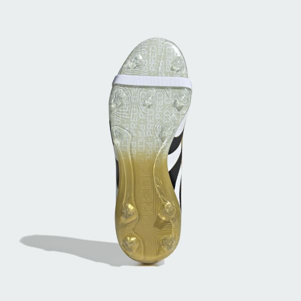 White Predator Elite Fold-Over Tongue Firm Ground Boots Kids