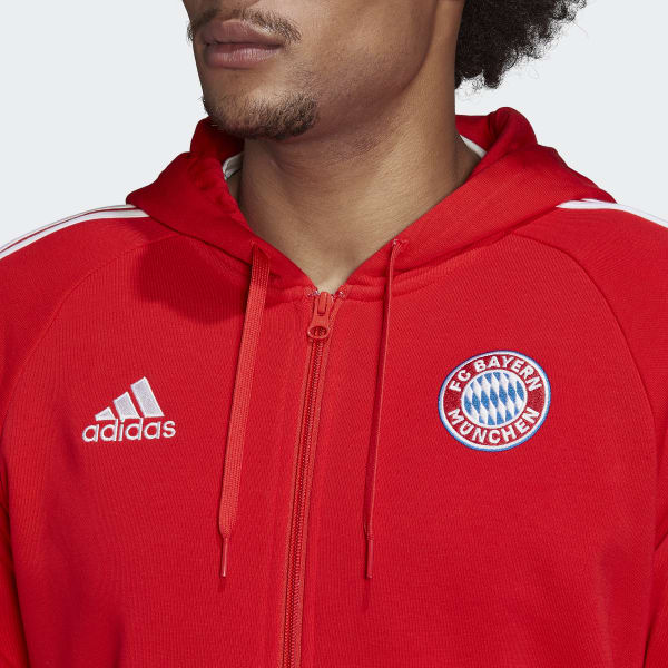 Rood FC Bayern München DNA Ritshoodie ZH208