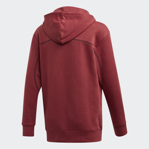adidas R.Y.V. Hoodie Rot | adidas Austria ADIDAS Sweatshirt mit recyceltem Polyester in Rot online