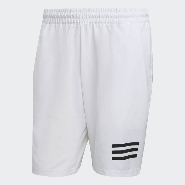 สีขาว กางเกงขาสั้น Club Tennis 3-Stripes