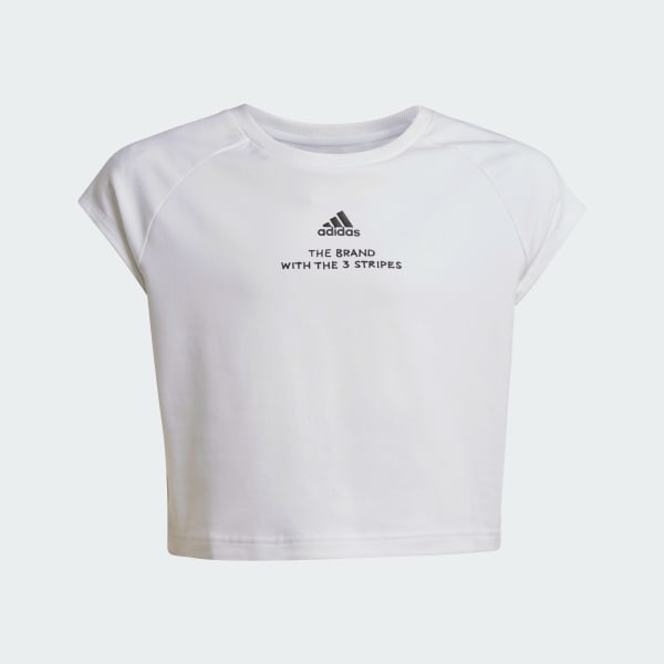 Adidas Street Jam Short Tee Kids Kids White Black S