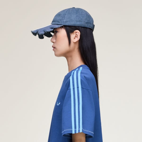 Blue adidas Originals by Avavav Slashed Cap