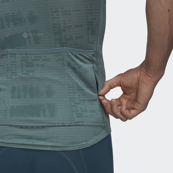 zelená Dres The Parley Short Sleeve Cycling VA605