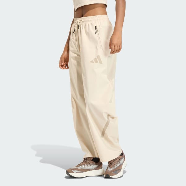 Beige ADIDAS Z.N.E. WOVEN PANTS