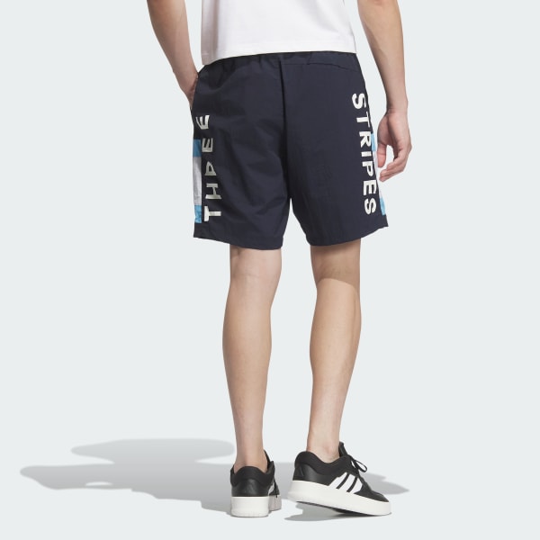 【アディダス】W Adidas Stripes Woven Shorts ウーブンショーツ アディダス ワーディング パック ルーズフィット メッシュ裏地