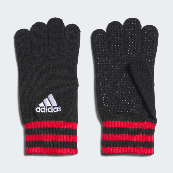 Black Kids Knit Gloves