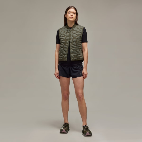 Green Y-3 Running Engineered Insulated Vest