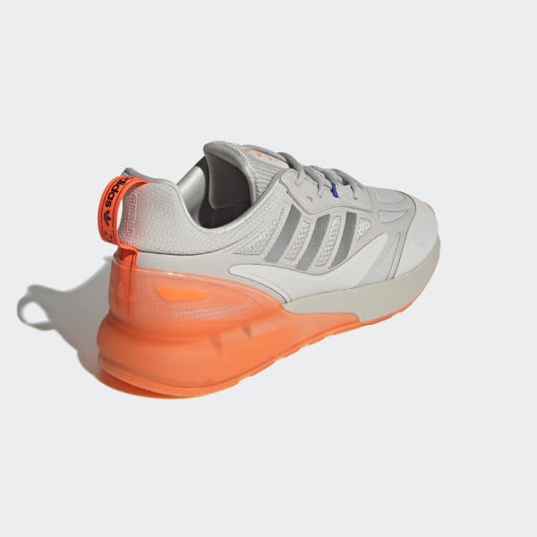 Grey ZX 2K BOOST 2.0 Shoes LSR58