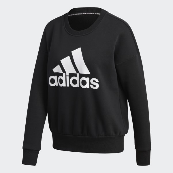 adidas Badge of Sport Crew Genser Svart | adidas Norway adidas Badge of Sport Fleece Genser Svart | adidas Norway