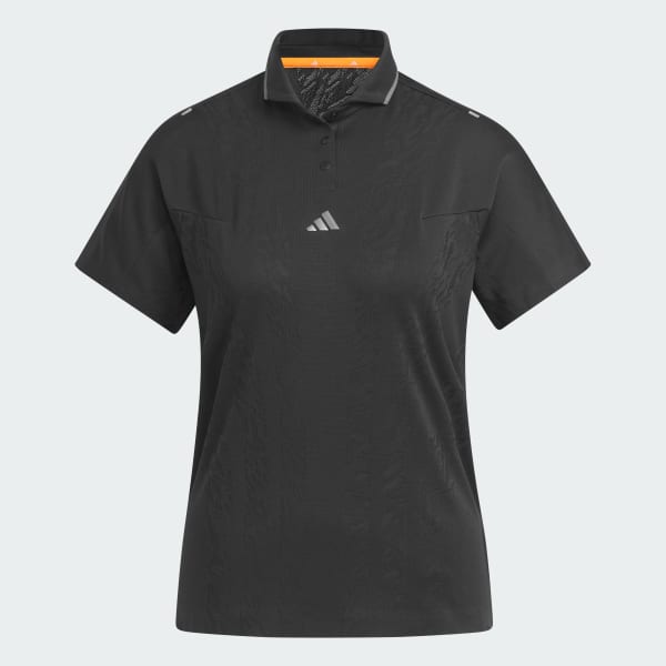 ブラック 【ゴルフ】アルティメット365 ツアー クライマクール ジャカード 半袖 ポロシャツ