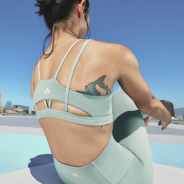 adidas, Yoga Studio Womens Light Support Sports Bra