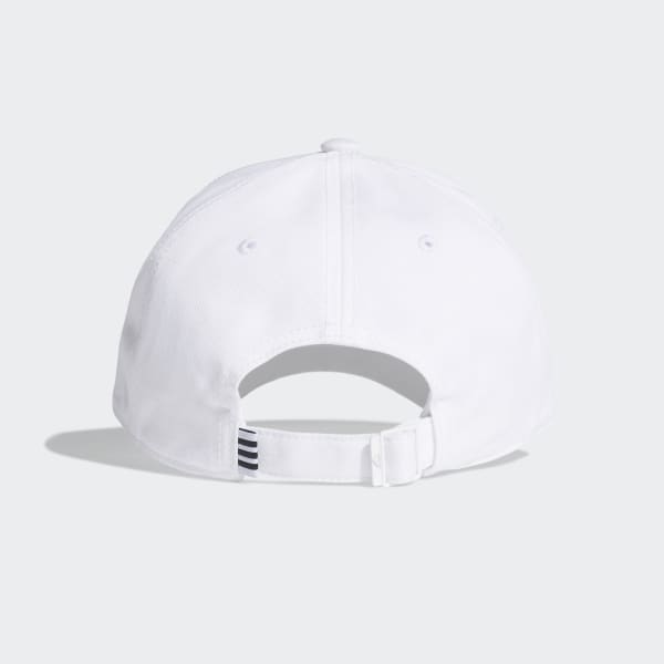 Hvit Baseball 3-Stripes Twill Caps