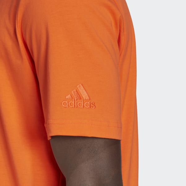 Adidas embroidered mirror logo tee sales