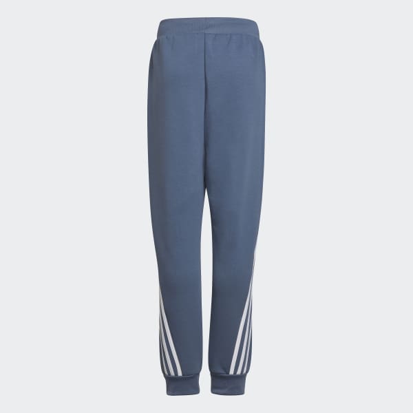 adidas Future Icons 3 Stripes Tapered Leg Tracksuit Bottoms Blue adidas UK