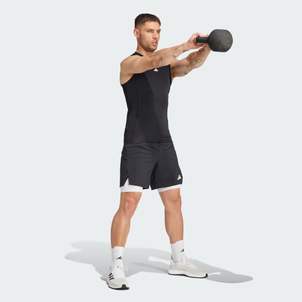 Adidas Techfit Compression Training Sleeveless Tee GLOBAL SHIPPING
