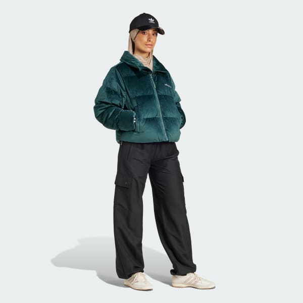 Adidas velvet jacket clearance