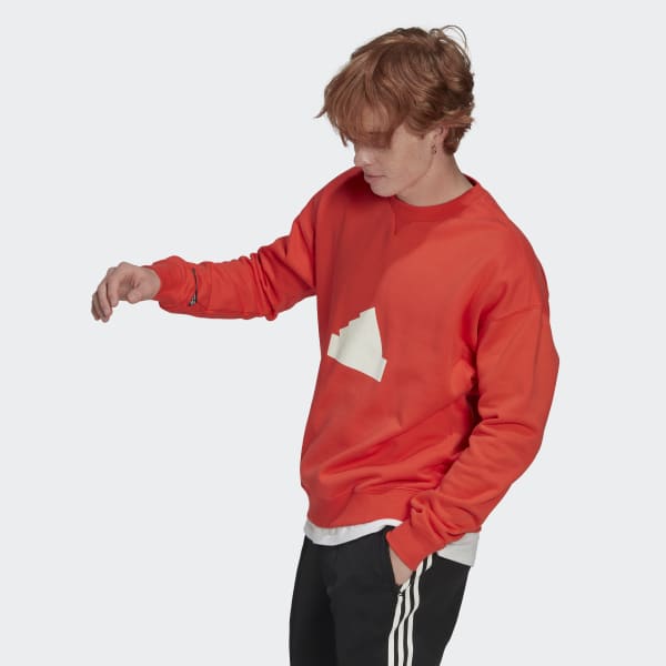 Rosso Felpa Fleece Crew MCE02