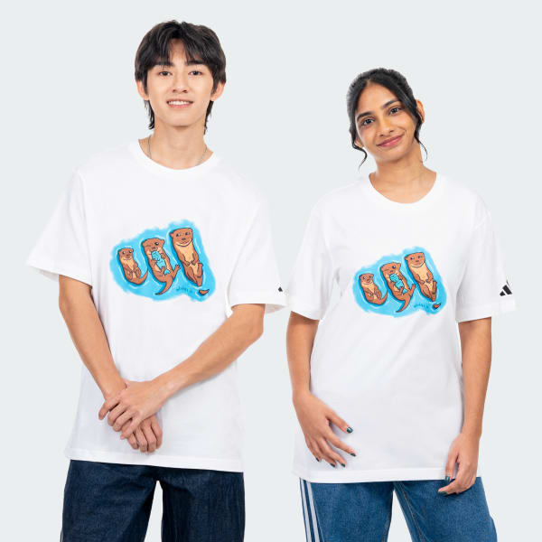 White OTTER TEE