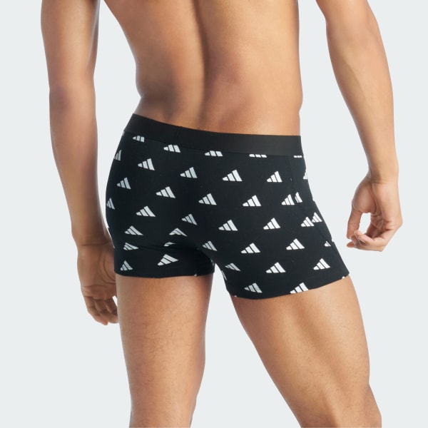 cerná Boxerky Active Flex Cotton Underwear – 3 kusy