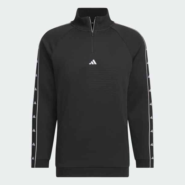 新品未使用 アディダスゴルフ 長袖ハーフジップ ジャケット L 黒 adidas アディダス 長袖ハーフジップ メンズ ゴルフウェア GOLF