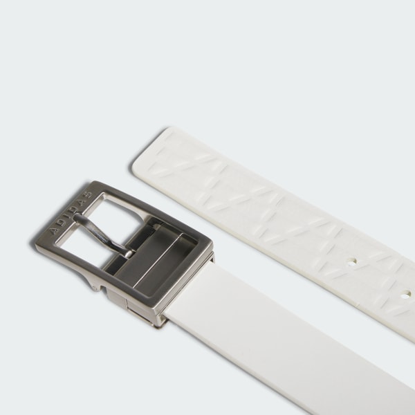 White 리버서블 슬림 레더 벨트