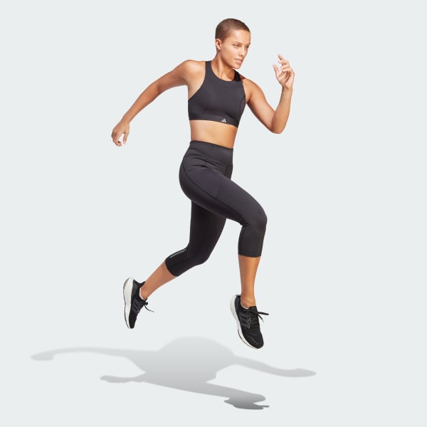 Black DailyRun 3/4 Leggings