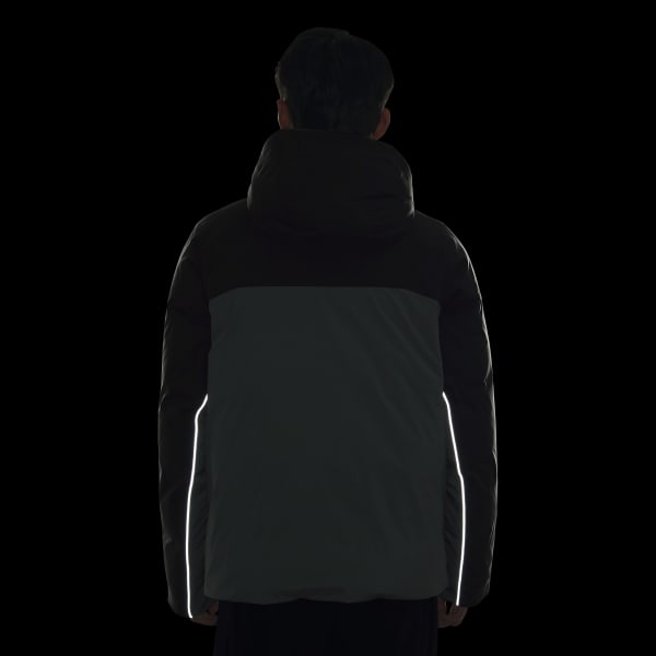 Zielony TECH DOWN JACKET
