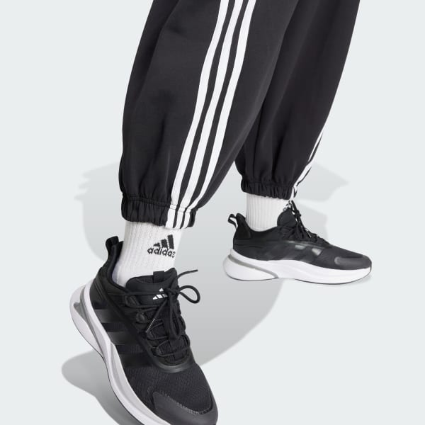 adidas Future Icons 3-Stripes Parachute Pants - Black