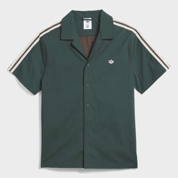 アディダス CLOT ボウリングシャツ by Edison Chen - ブラウン