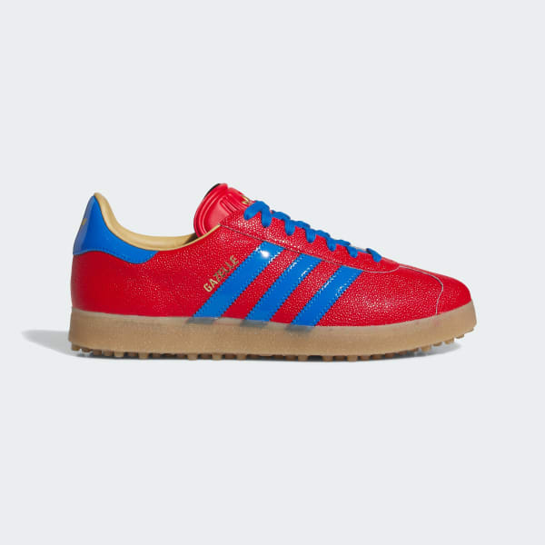 新品未使用美品　adidas アディダス　ゴルフシューズ　赤　レッド 中古 アディダスゴルフ adidas GOLF ゴルフシューズ 25.5 レッド