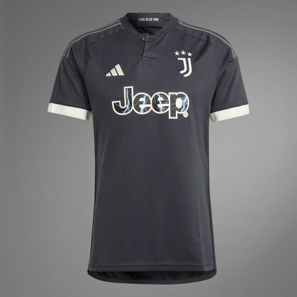 adidas Juventus 23/24 Third Jersey - Grey | Free Shipping with