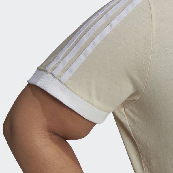 Beige Adicolor Classics 3-Stripes T-Shirt (Plus Size) 28250