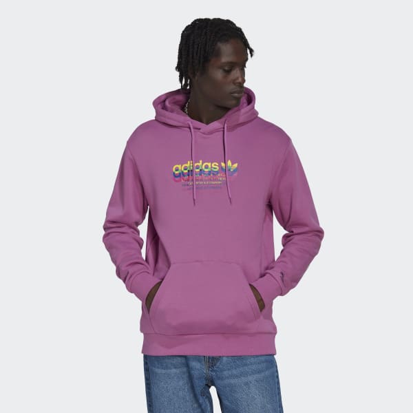 Μωβ Hyperreal Hoodie VA056