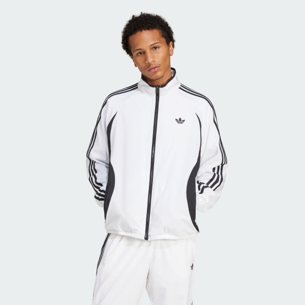 Blanc Veste de survêtement Adicolor Teamgeist