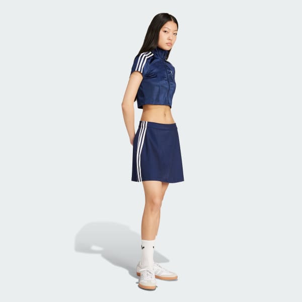Blue Adicolor 3-Stripes Mini Skirt
