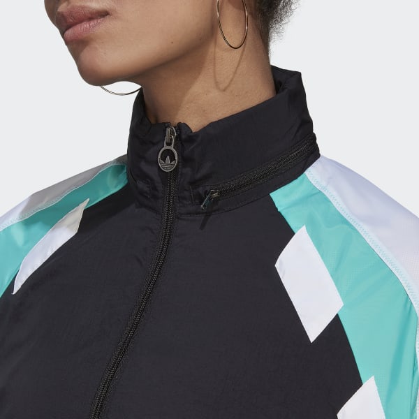 Black Half-Zip Windbreaker EUZ56