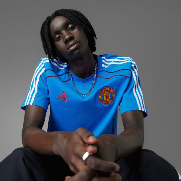 Camiseta Manchester United UBP - Azul adidas | adidas Brasil