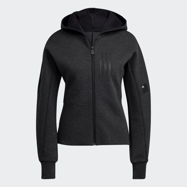 Schwarz Mission Victory Slim Fit Kapuzenjacke DC513