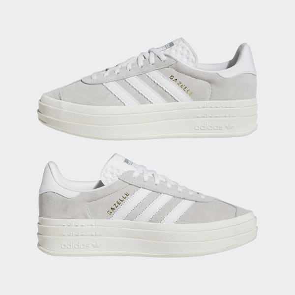 Adidas solid grey gazelle online