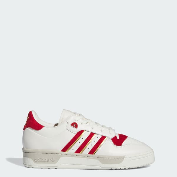 ★adidas★ Rivalry Low 86 White Black IF6262 adidas Rivalry Low 86 Cloud White Core Black (Women's