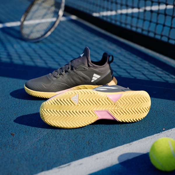 Purple Adizero Ubersonic 4.1 Tennis Shoes