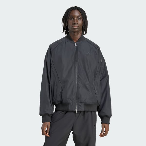 Schwarz Teamgeist gefütterte Jacke