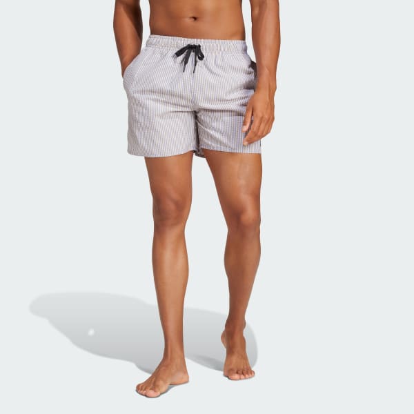 Μπλε Stripey Classics Swim Shorts Short Length