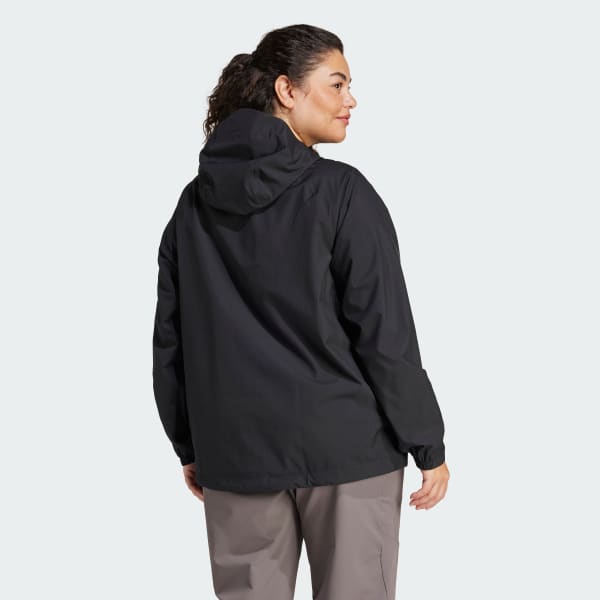 Plus size adidas windbreaker best sale