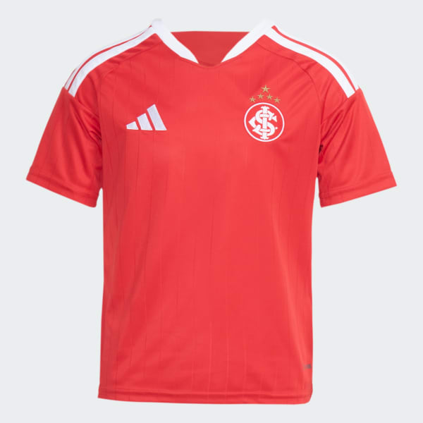 Vermelho Camisa I SC Internacional 26 Infantil