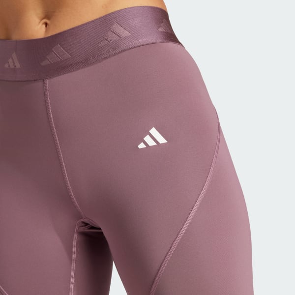 adidas Hyperglam Lange Legging Paars adidas Officiële Shop