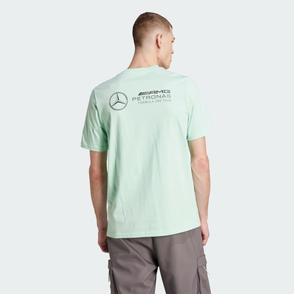 Verde T-shirt Mercedes - AMG Petronas Formula One Team Premium Woven Graphic